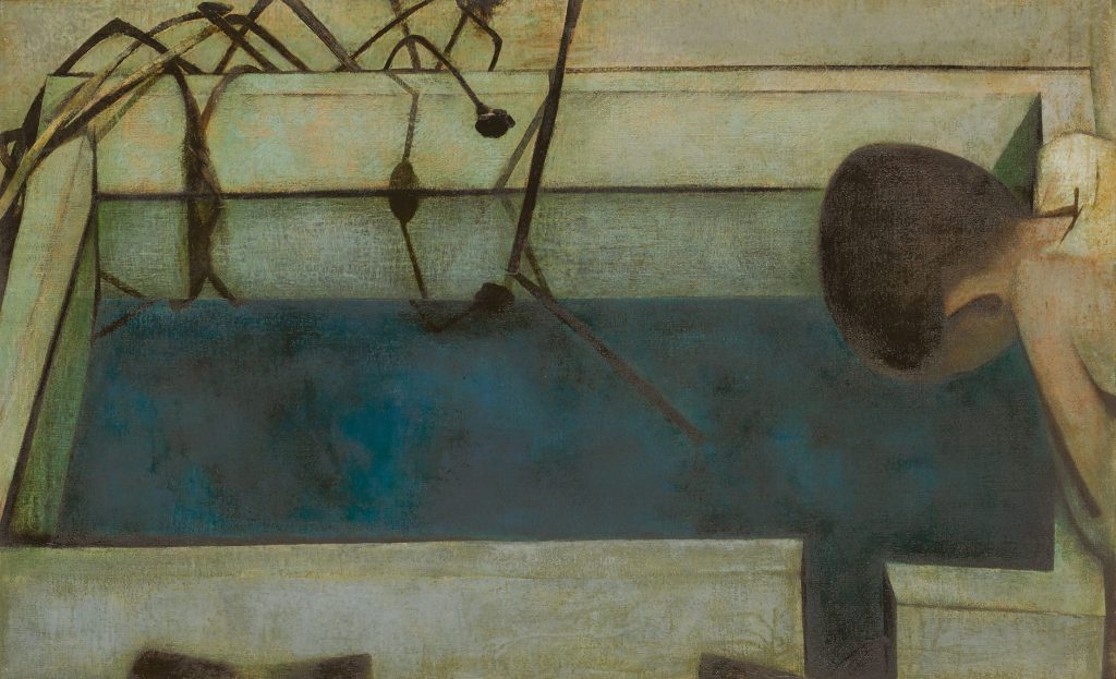 《水鏡》　1942年　油彩、カンヴァス　東京国立近代美術館蔵